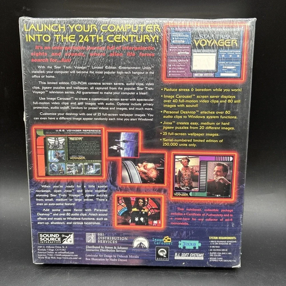 Star Trek‎ Voyager Ltd Edition #016046 Entertainment Utility PC